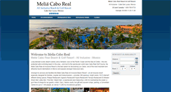 Desktop Screenshot of meliacaborealresort.com